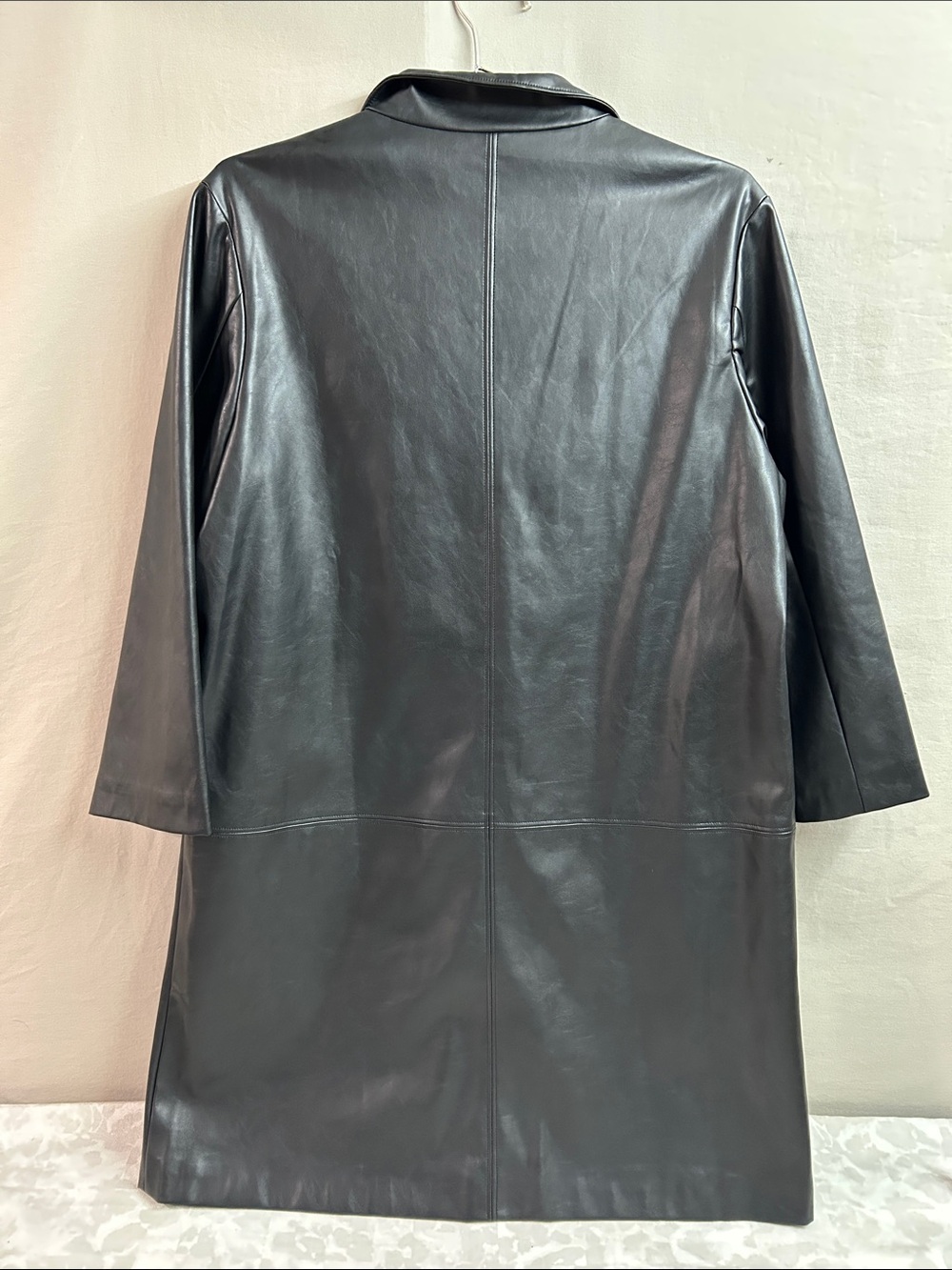 Tuckernuck Faux Leather Clifton Dress szL - Picture 6 of 8